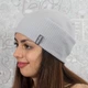 Женская вязаная шапка КАНТА Fashion Hat размер универсальный 50-60 Светло-Серый (OC-476) - изображение 1