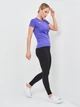 Спортивная футболка для фитнеса женская Joma Combi 900248.550 S Фиолетовая (9996266245099) - изображение 3