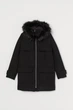 Полупальто H&M 36 черный 7604580 - изображение 3