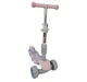Дитячий самокат триколісний Children's Scooter з батьківською ручкою та бортиком Рожевий - зображення 2