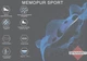 Ортопедичні каркасні устілки Spannrit Memopur Sport M7335540076V001 43 Сині (4056537294586) - зображення 4