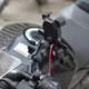 Тримач кріплення телефону Motorace для мотоцикла на кермо дзеркало з Бездротова зарядка + USB QC3.0 - зображення 3