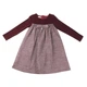 Платье Monna Rosa Milano 19738 Бордовый 110-116 см - изображение 1