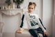 Кофта Best Kids 4809 Молочний/Чорний 158-164 см - зображення 3
