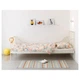 Раздвижная кровать с реечным дном IKEA МИННЕН, белый, 80x200 см, 291.239.58 - изображение 4