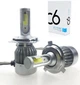 Комплект LED ламп альтернатива галогенным лампам HeadLight C6 H4 12v COB - изображение 2