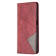 Чехол-книжка с кармашками UniCase Geometric Pattern для Samsung Galaxy M32 (M325) - Red - изображение 3