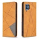 Чехол-книжка с кармашками UniCase Geometric Pattern для Samsung Galaxy M32 (M325) - Brown - изображение 2