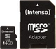 Карта памяти Intenso MicroSD 16GB Class 10 + SD Adapter - изображение 2