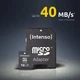 Карта памяти Intenso MicroSD 16GB Class 10 + SD Adapter - изображение 4