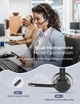 Bluetooth гарнитура Mpow HC5 Bluetooth Headset BH359A Black для ПК, ноутбука, офиса, колл-центра, Skype - изображение 2