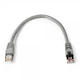 Патч-корд 0.25м S/FTP Cat 6A CU LSZH gray Cablexpert (PP6A-LSZHCU-0.25M) - изображение 1