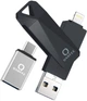 Флеш пам'ять QARFEE 4 in 1 USB Memory Stick 32 GB USB 3.0 / Micro USB / Type-C / Lightning цинковим сплавом корпус для iPhone, iPad, iPod, Mac, iOS, Android, ПК - зображення 1