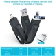 Флеш пам'ять QARFEE 4 in 1 USB Memory Stick 32 GB USB 3.0 / Micro USB / Type-C / Lightning цинковим сплавом корпус для iPhone, iPad, iPod, Mac, iOS, Android, ПК - зображення 2