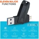 Флеш пам'ять QARFEE 4 in 1 USB Memory Stick 32 GB USB 3.0 / Micro USB / Type-C / Lightning цинковим сплавом корпус для iPhone, iPad, iPod, Mac, iOS, Android, ПК - зображення 4