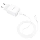 Сетевое зарядное (СЗУ) Hoco N2 (1USB/2.1A) + USB - MicroUSB Белый - изображение 3