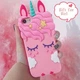 Чохол 3D Toy для Iphone 7 / 8 Бампер гумовий Єдиноріг Rose - зображення 5