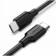 Дата кабель USB-C to USB-C 1.0m US286 3A Black Ugreen (50997) - изображение 1
