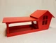Кормушка для птиц на окно House_for_birds "Домик красный" - изображение 2