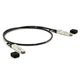 Оптичний патчкорд Alistar QSFP to QSFP 40G Directly-attached Copper Cable 1M (DAC-QSFP-40G-1M) - зображення 1