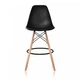 Стул барный Accord Kordo Eames Chair черный 460x420x1080 мм - изображение 1