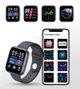 Смарт-годинник Smart Watch T99S Спортивні з мікрофоном, тонометром IP67, Сріблястий - зображення 4