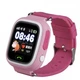 Детские телефон-часы c GPS Smart Baby Watch Q90 с прослушкой, трекером, Розовый - изображение 1