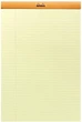 Блокнот Rhodia Legal Pad №119 Yellow A4+ помаранчевий жовті аркуші в лінію - изображение 2