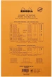 Блокнот Rhodia Legal Pad №119 Yellow A4+ помаранчевий жовті аркуші в лінію - изображение 3