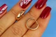 Серьги Xuping Jewelry колечки 1,4 см золотистые - изображение 2