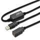 Дата кабель USB 2.0 AM/AF 10.0m active Digitus (DA-73100-1) - зображення 1