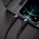 Кабель Hoco U95 Type-C to Lightning PD 1.2m черный - изображение 2