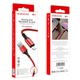 Кабель Borofone BX54 USB to Lightning 1m червоний - зображення 4
