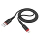 Кабель Hoco X59 USB to Lightning 1m черный - изображение 3