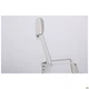 Кресло офисное Twist white 1150+70*620*610 Пластик/Текстиль, цвет Белый/серый AMF - изображение 8