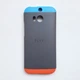 ​Чехол накладка HTC Double Dip HTC One M8 Grey/Smoke Grey/Orange - изображение 5