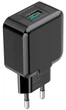 Мережевий зарядний пристрій Grand-X (1xUSB 5В/2.1А) Black (CH-03B) - зображення 3