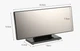 Электронные настольные зеркальные LED часы UKC DS-3618L Черные подсветка Белая - изображение 7