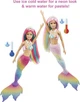 Кукла Барби Русалочка Меняет Цвет Barbie Dreamtopia Rainbow Magic Mermaid Doll Mattel GTF89 - изображение 4