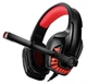 Наушники гарнитура REAL-EL GDX-7650 Black/Red черный (447677) - изображение 1