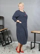 Женское платье NadiN UA11373/1 синее 58 р - изображение 5