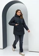 Куртка женская демисезонная с капюшоном удлиненная MODA 00081 S (44) Черный (M -00081/2 А) - изображение 1