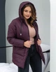 Куртка жіноча демісезонна з капюшоном подовжена MODA 00081 XL (50) Бордовий (M -00081/3 D) - зображення 5