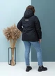 Куртка жіноча демісезонна з капюшоном MODA 00103 4XL (56) Чорний (M -00103 /2 F) - зображення 3