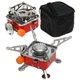 Туристическая газовая плита Portable Card Type Stove K-202 Красная (1008544-Red) - изображение 2