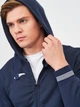 Толстовка на молнии мужская Joma Campus Iii 101590.331 S Темно-синяя с принтом (8424309044503) - изображение 4