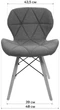 Стул для кухни и гостиной GT RACER X-D27 Gray - изображение 2