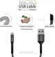 Кабель Intaleo CB0 USB-A to Micro-USB 0.2 м Black-Grey (1283126495632) - зображення 3