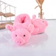 Тапочки кигуруми свинка Kigurumi Домашние Розовые Плюшевые тканевые 35-41 (3091) - изображение 2