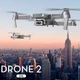 Дрон Eachine E68 дрон із 4K камерою до 100 м, до 15 хв. + кейс Сірий - зображення 2